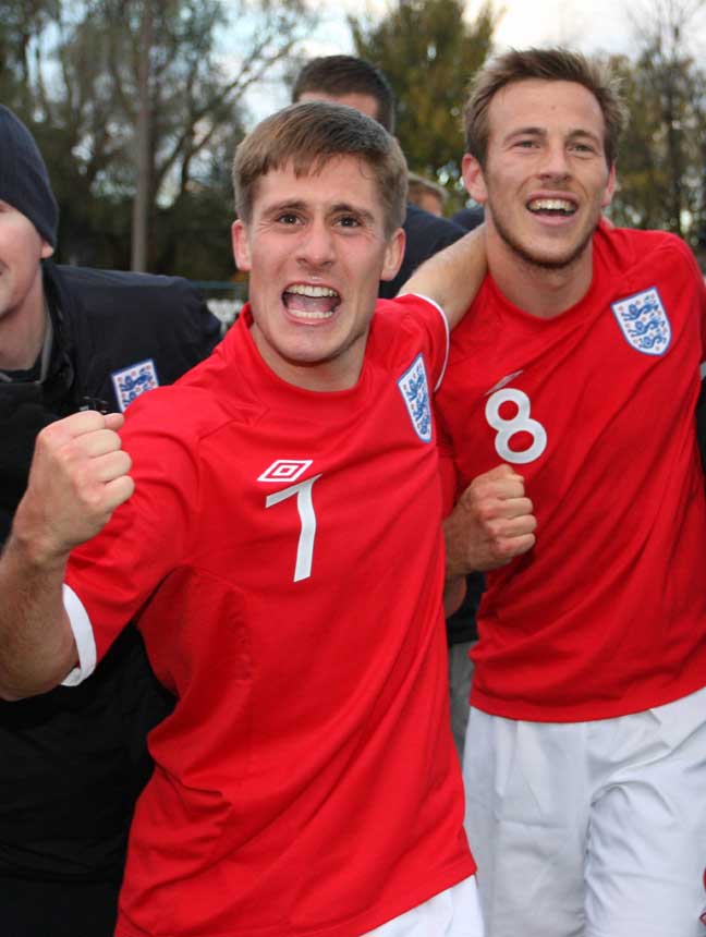 Henry and Porter celebrate